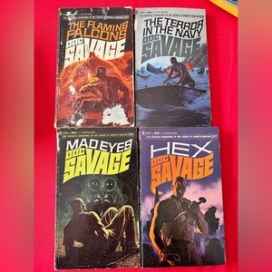 Doc Savage Books.  4 for $25 OR all 28 for $150